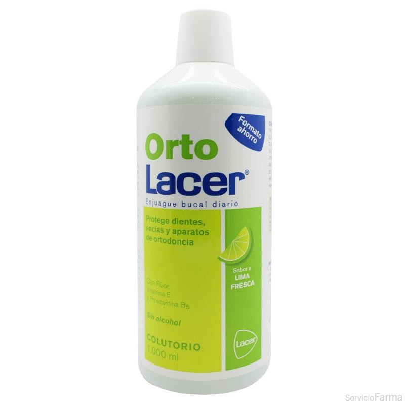 LACER COLUTORIO ORTOLACER SABOR LIMA FRESCA 1000 ML LACER COLUTORIO ORTOLACER SABOR LIMA FRESCA 1000 ML