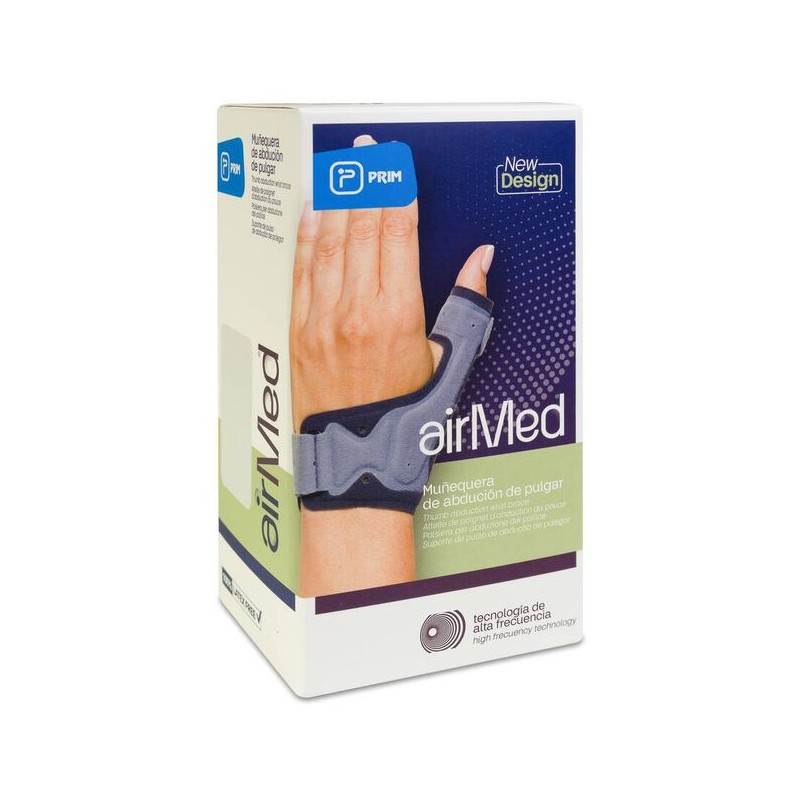 PRIM MUÑEQUERA DE ABDUCION DE PULGAR AIRMED TALLA L GRIS REF AM202G