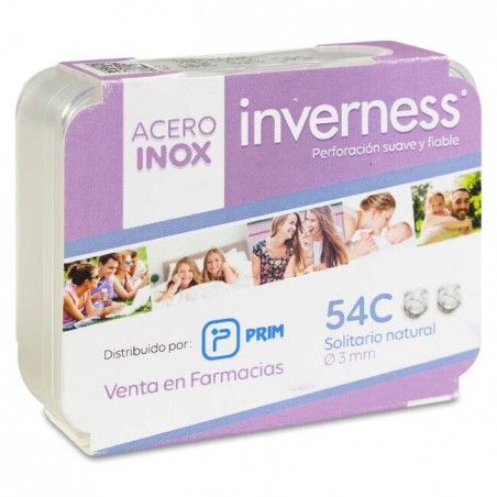  PRIM INVERNESS PENDIENTE ACERO INOXIDABLE 54C SOLITARIO NATURAL 3 MM 