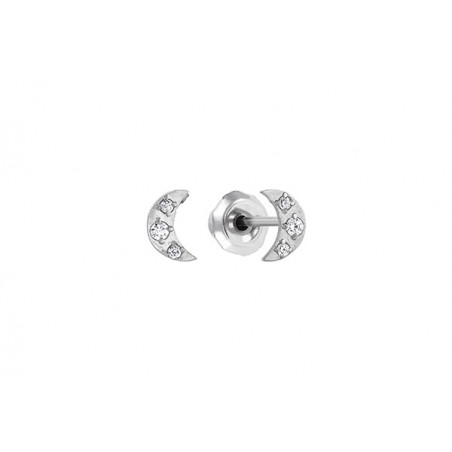  PRIM INVERNESS PENDIENTE ACERO INOXIDABLE 1216C LUNA CRISTAL NATURAL 7 MM 