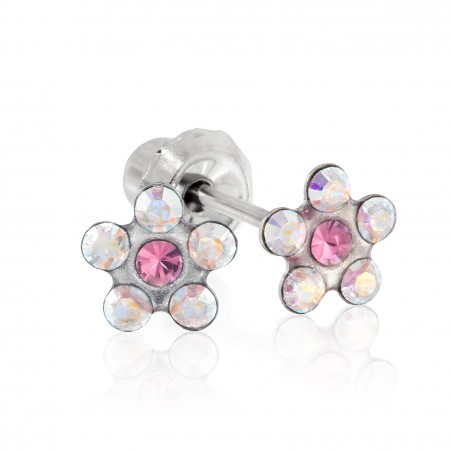  PRIM INVERNESS PENDIENTE ACERO INOXIDABLE 120C FLOR NATURAL ROSA 