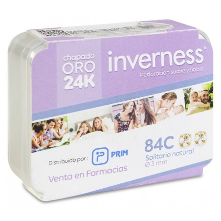 PRIM INVERNESS PENDIENTE 24K 84C SOLITARIO NATURAL 3 MM 
