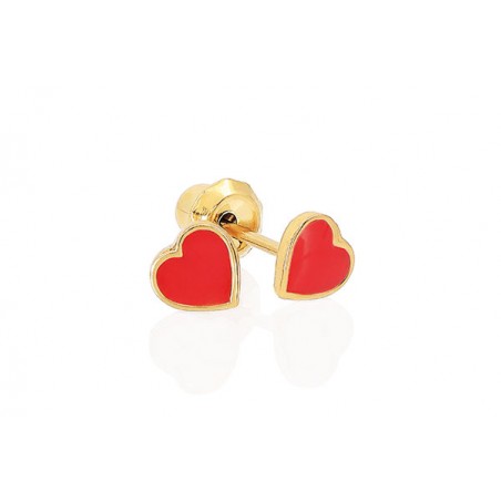  PRIM INVERNESS PENDIENTE 24K 840C-2 CORAZON ROJO 5 MM 