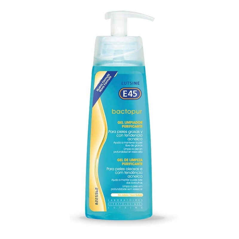 E45 LUTSINE BACTOPUR GEL LIMPIADOR 200ML E45 LUTSINE BACTOPUR GEL LIMPIADOR 200ML