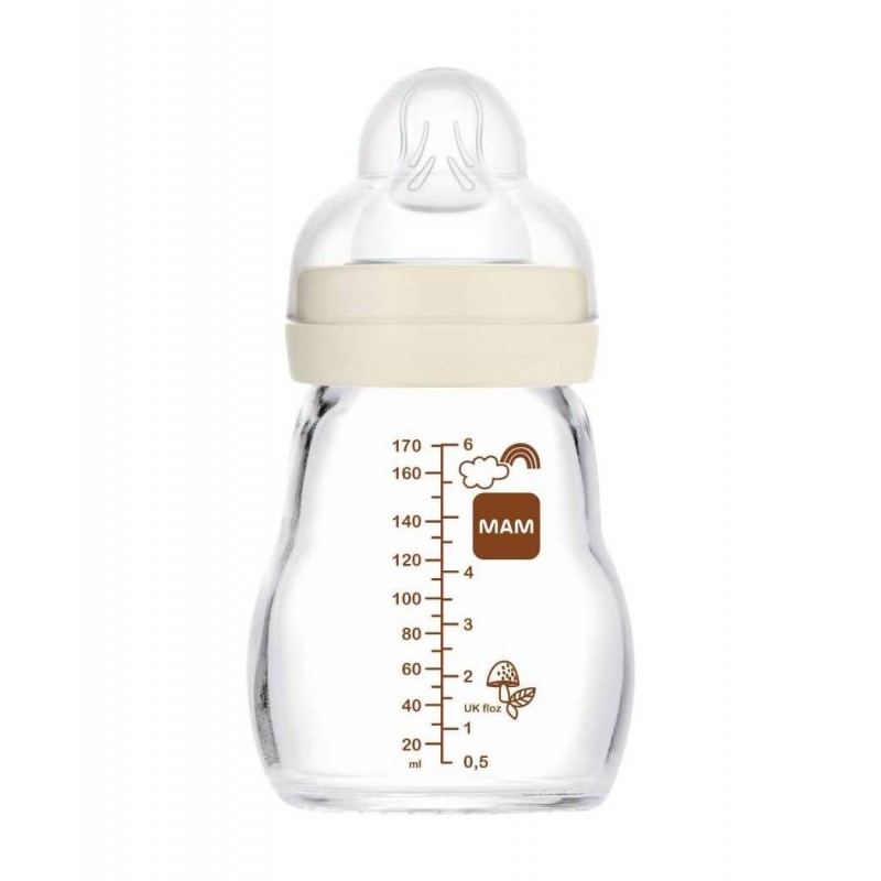 MAM BIBERON CRISTAL FEEL GOOD +0 MESES NEUTRO 170 ML MAM BIBERON CRISTAL FEEL GOOD +0 MESES NEUTRO 170 ML