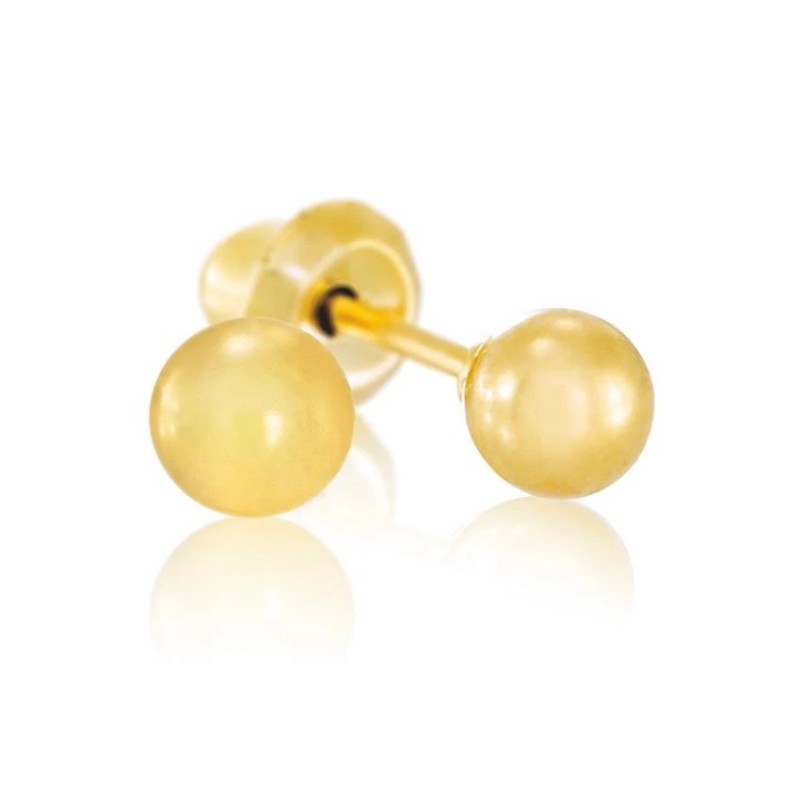 PRIM INVERNESS PENDIENTE 24K 776C BOLA DORADA 3 MM PRIM INVERNESS PENDIENTE 24K 776C BOLA DORADA 3 MM