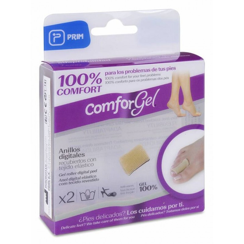 PRIM COMFORGEL ANILLO DIGITAL RECUBIERTO 2 UNIDADES TALLA S - M PRIM COMFORGEL ANILLO DIGITAL RECUBIERTO 2 UNIDADES TALLA S - M