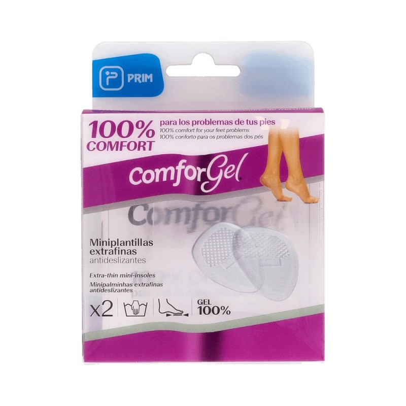 PRIM COMFORGEL PLANTILLAS MINI ANTIDESLIZANTES 2 UNIDADES EXTAFINAS PRIM COMFORGEL PLANTILLAS MINI ANTIDESLIZANTES 2 UNIDADES EXTAFINAS