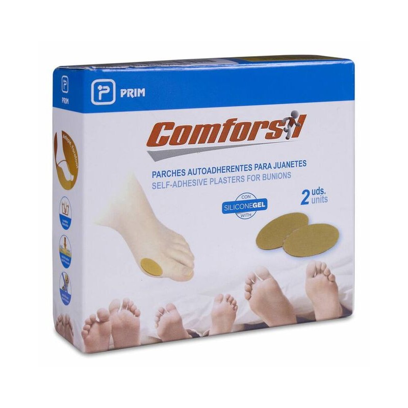 PRIM COMFORSIL AQUA PARCHES ADHERENTES PARA JUANETES 2 UNIDADES  CC330