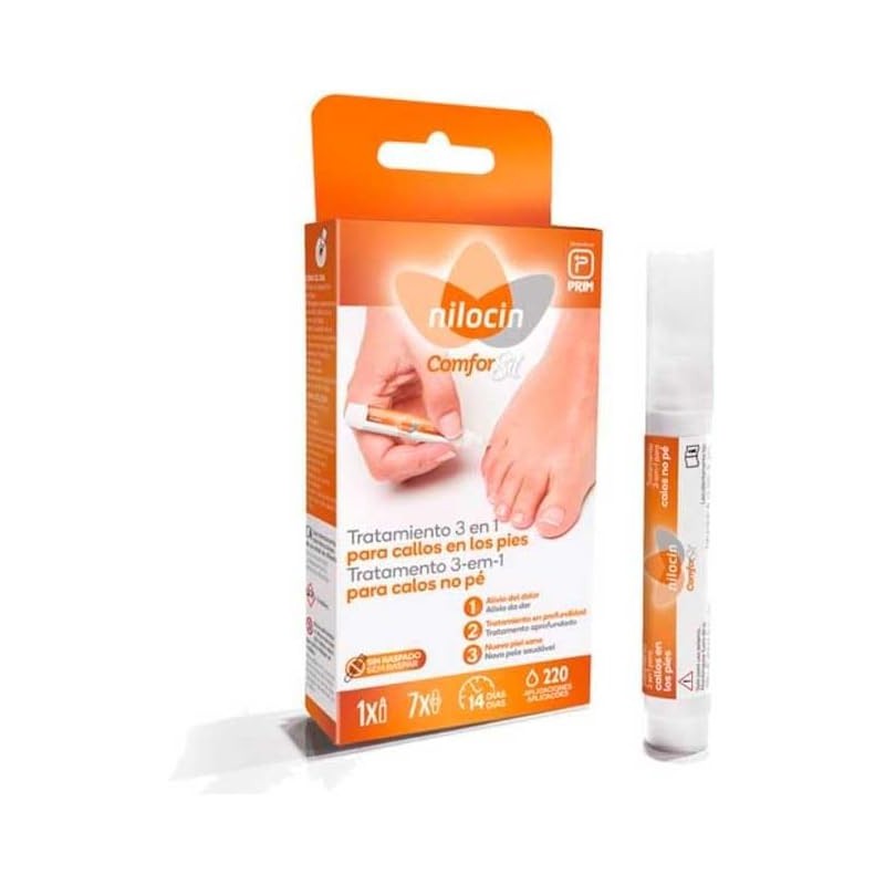PRIM COMFORSIL NILOCIN LAPIZ TRATAMIENTO 3 EN 1 PARA CALLOS 3 ML PRIM COMFORSIL NILOCIN LAPIZ TRATAMIENTO 3 EN 1 PARA CALLOS 3 ML
