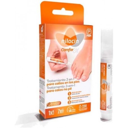  PRIM COMFORSIL NILOCIN LAPIZ TRATAMIENTO 3 EN 1 PARA CALLOS 3 ML 
