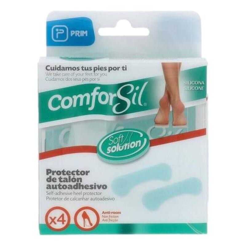 PRIM COMFORSIL PROTECTOR TALON SILICONA ADHESIVO 4 U PRIM COMFORSIL PROTECTOR TALON SILICONA ADHESIVO 4 U