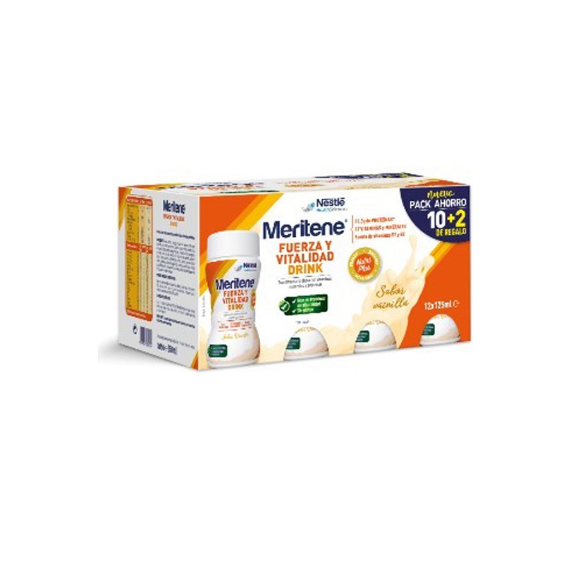 MERITENE DRINK VAINILLA 12X125ML MERITENE DRINK VAINILLA 12X125ML