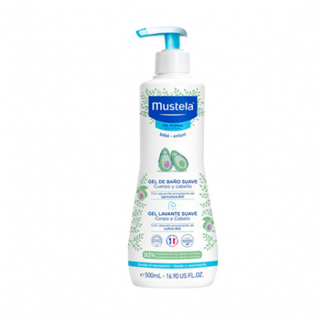  MUSTELA BEBE GEL DE BAÑO SUAVE 500 ML 
