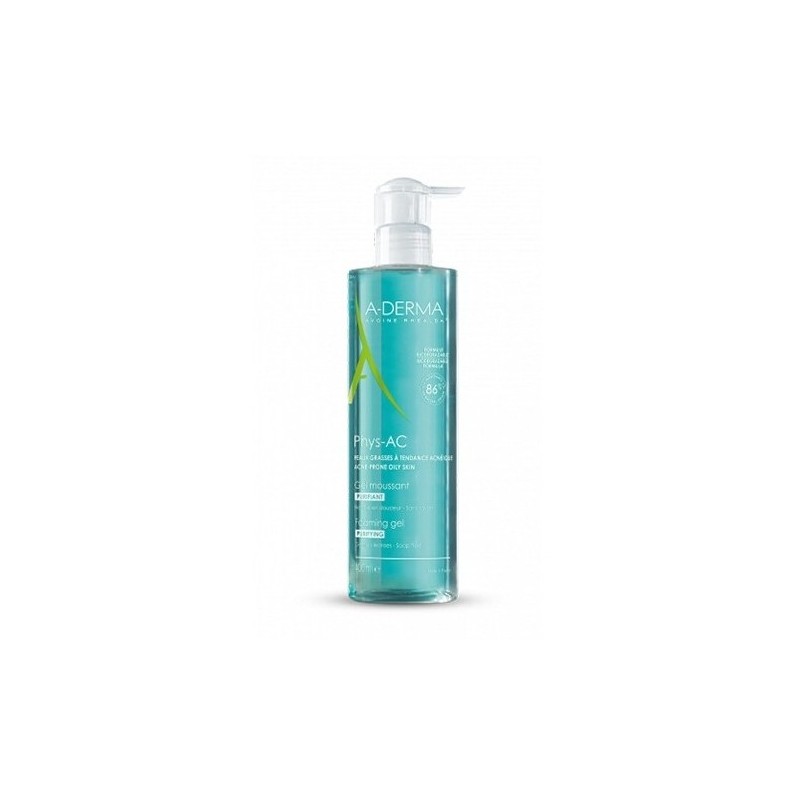 A-DERMA PHYS-AC GEL LIMPIADOR PURIFICANTE 400 ML A-DERMA PHYS-AC GEL LIMPIADOR PURIFICANTE 400 ML