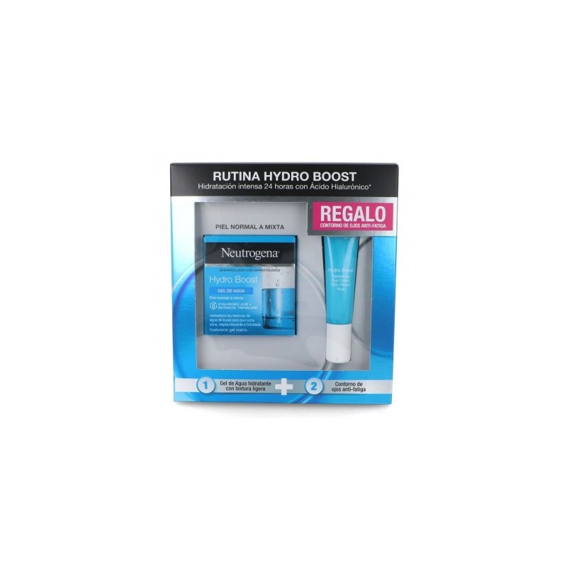 NEUTROGENA HYDRO BOOST GEL DE AGUA + CONTORNO DE OJOS ANTI-FATIGA 1 ENVASE 50 ML + 1 ENVASE 15 ML PA NEUTROGENA HYDRO BOOST GEL DE AGUA + CONTORNO DE OJOS ANTI-FATIGA 1 ENVASE 50 ML + 1 ENVASE 15 ML PA