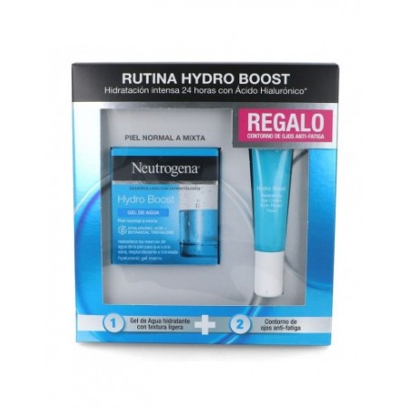  NEUTROGENA HYDRO BOOST GEL DE AGUA + CONTORNO DE OJOS ANTI-FATIGA 1 ENVASE 50 ML + 1 ENVASE 15 ML PA 