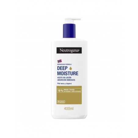  NEUTROGENA HIDRATACION PROFUNDA PIEL SECA Y ASPERA ACEITE EN LOCION CORPORAL 400 ML 