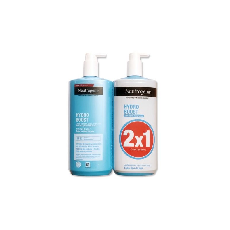 NEUTROGENA HYDRO BOOST LOCION CORPORAL GEL 2X1 750 ML NEUTROGENA HYDRO BOOST LOCION CORPORAL GEL 2X1 750 ML