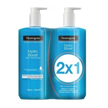  NEUTROGENA HYDRO BOOST LOCION CORPORAL HIDRATANTE GEL 750 ML 2 X 1 
