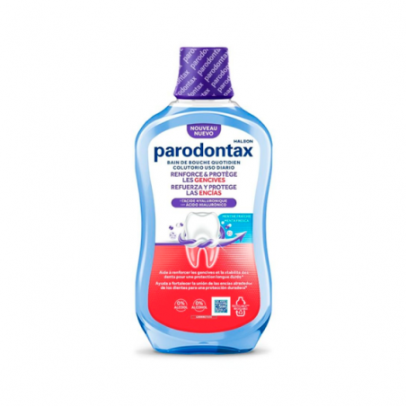  PARODONTAX REFUERZA Y PROTEGE LAS ENCIAS COLUTORIO 1 ENVASE 500 ML 