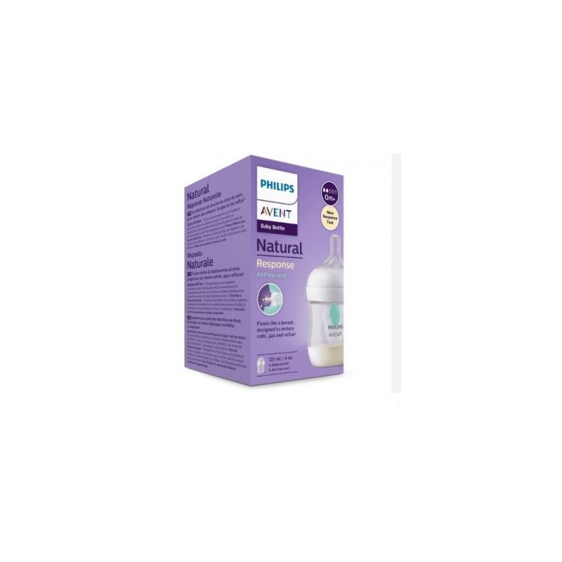 PHILIPS AVENT NATURAL BIBERON ANTI-COLIC RESPONSE AIR FREE + 0 MESES 1 UNIDAD 125 ML PHILIPS AVENT NATURAL BIBERON ANTI-COLIC RESPONSE AIR FREE + 0 MESES 1 UNIDAD 125 ML