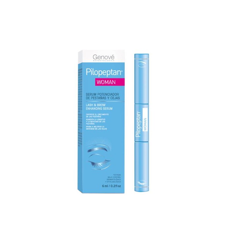 PILOPEPTAN WOMAN SERUM POTENCIADOR DE PESTAÑAS Y CEJAS 1 ENVASE 6 ML CON APLICADOR PILOPEPTAN WOMAN SERUM POTENCIADOR DE PESTAÑAS Y CEJAS 1 ENVASE 6 ML CON APLICADOR