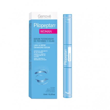  PILOPEPTAN WOMAN SERUM POTENCIADOR DE PESTAÑAS Y CEJAS 1 ENVASE 6 ML CON APLICADOR 