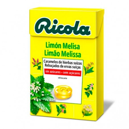 RICOLA CARAMELOS SIN AZUCAR 1 ENVASE 50 G SABOR LIMON 