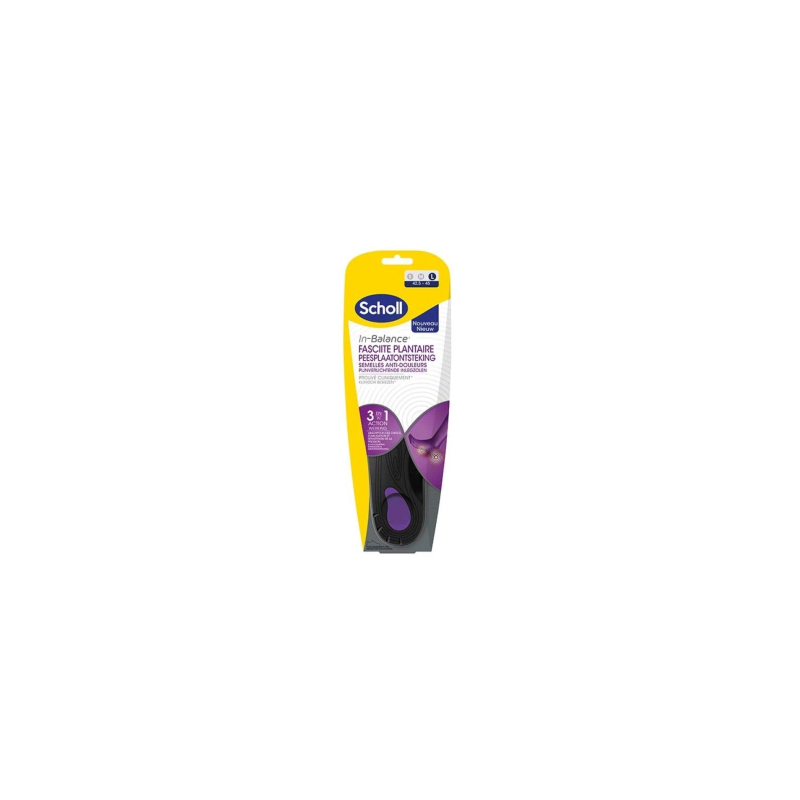 SCHOLL IN-BALANCE PLANTILLAS FASCITIS PLANTAR 2 UNIDADES TALLA L SCHOLL IN-BALANCE PLANTILLAS FASCITIS PLANTAR 2 UNIDADES TALLA L