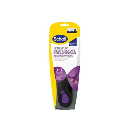  SCHOLL IN-BALANCE PLANTILLAS FASCITIS PLANTAR  2 UNIDADES TALLA L 