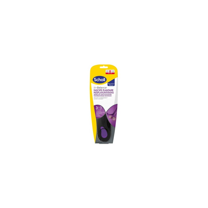 SCHOLL IN-BALANCE PLANTILLAS FASCITIS PLANTAR 2 UNIDADES TALLA M SCHOLL IN-BALANCE PLANTILLAS FASCITIS PLANTAR 2 UNIDADES TALLA M