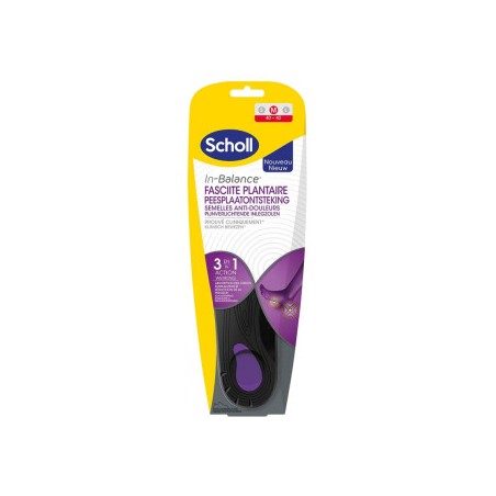  SCHOLL IN-BALANCE PLANTILLAS FASCITIS PLANTAR  2 UNIDADES TALLA M 
