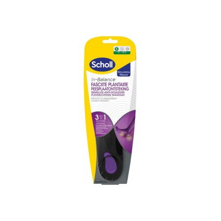  SCHOLL IN-BALANCE PLANTILLAS FASCITIS PLANTAR  2 UNIDADES TALLA S 