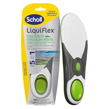  SCHOLL PLANTILLAS LIQUIFLEX DIARIO 2 UNIDADES TALLA S 
