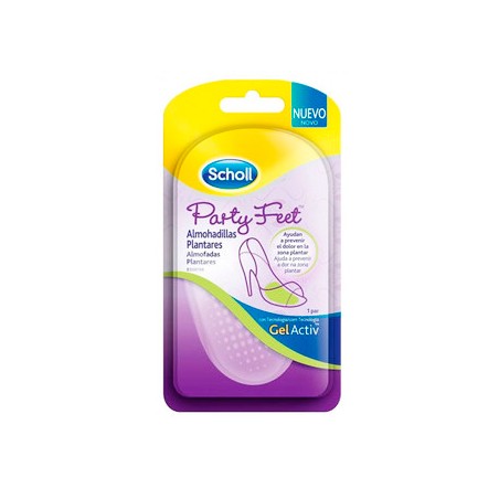  SCHOLL PARTY FEET APOYO ALMOHADILLA PLANTAR CON 1 PAR 