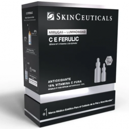  SKINCEUTICALS COFRE ARRUGAS Y LUMINOSIDAD CE FERULIC + P-TIOX 