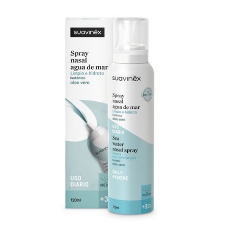  SUAVINEX SPRAY NASAL AGUA DE MAR ISO ALOE +3A 120ML 