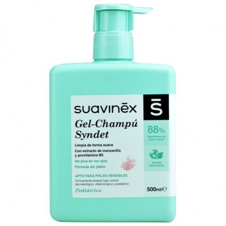  SUAVINEX BABY GEL CHAMPU ESPUMOSO 550 ML + 200 ML 