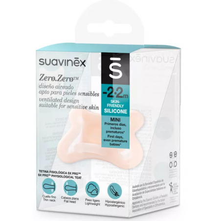  SUAVINEX ZERO.ZERO CHUPETE SX PRO SILICONA FISIOLOGICO -2-2 