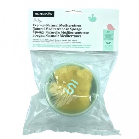  SUAVINEX ESPONJA BAÑO CANASTILLA PREMIUM NATURAL 