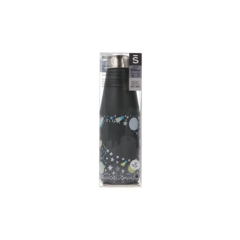 SUAVINEX BOTELLA TERMO PARA LIQUIDOS DE ACERO INOXIDABLE 500 ML SUAVINEX BOTELLA TERMO PARA LIQUIDOS DE ACERO INOXIDABLE 500 ML