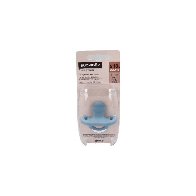 SUAVINEX CHUPETE TODOSILICONA FISIOLOGICO 6-18 M SUAVINEX CHUPETE TODOSILICONA FISIOLOGICO 6-18 M