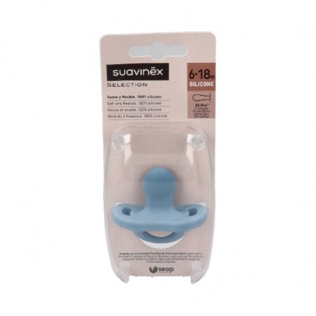  SUAVINEX CHUPETE TODOSILICONA FISIOLOGICO  6-18 M 