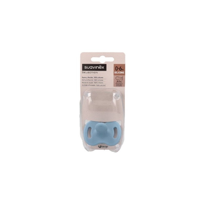 SUAVINEX CHUPETE TODOSILICONA FISIOLOGICO 0-6 M SUAVINEX CHUPETE TODOSILICONA FISIOLOGICO 0-6 M