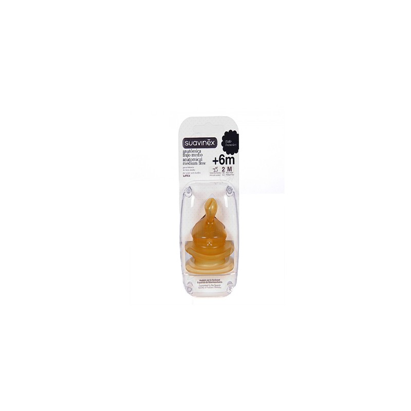 TETINA SUAVINEX ANAT LATEX B/A 2UDS T2M TETINA SUAVINEX ANAT LATEX B/A 2UDS T2M