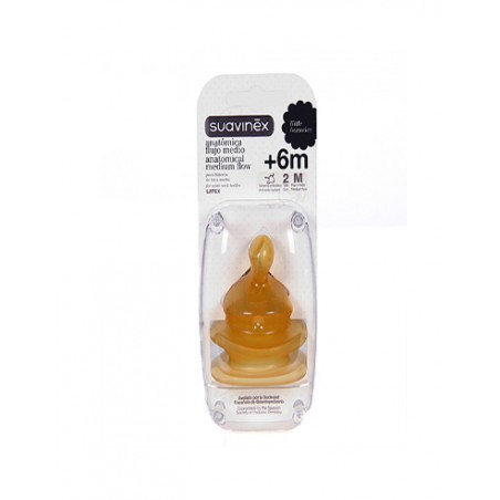  TETINA SUAVINEX ANAT LATEX B/A 2UDS T2M 