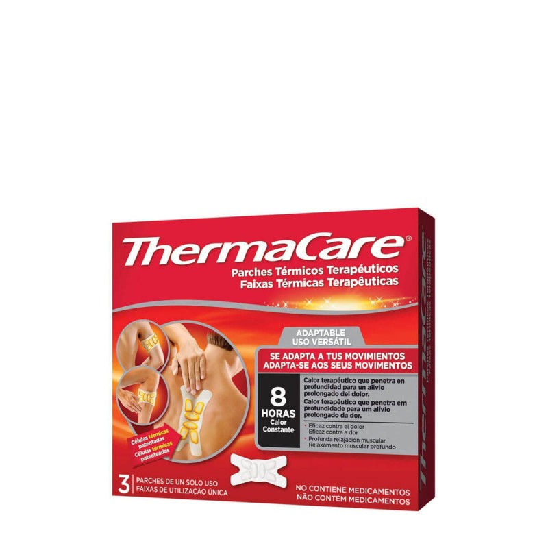 THERMACARE PARCHES TERMICOS ADAPTABLES 3 PARCHES THERMACARE PARCHES TERMICOS ADAPTABLES 3 PARCHES