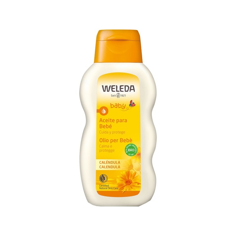 ACEITE CORPORAL CALENDUL BEBE WELEDA 200 ACEITE CORPORAL CALENDUL BEBE WELEDA 200