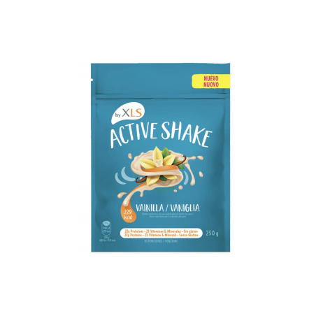  XLS ACTIVE SHAKE BY BATIDO SUSTITUTIVO POLVO 250 G SABOR VAINILLA 